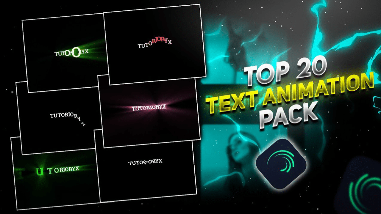 Top 20 text animation presets