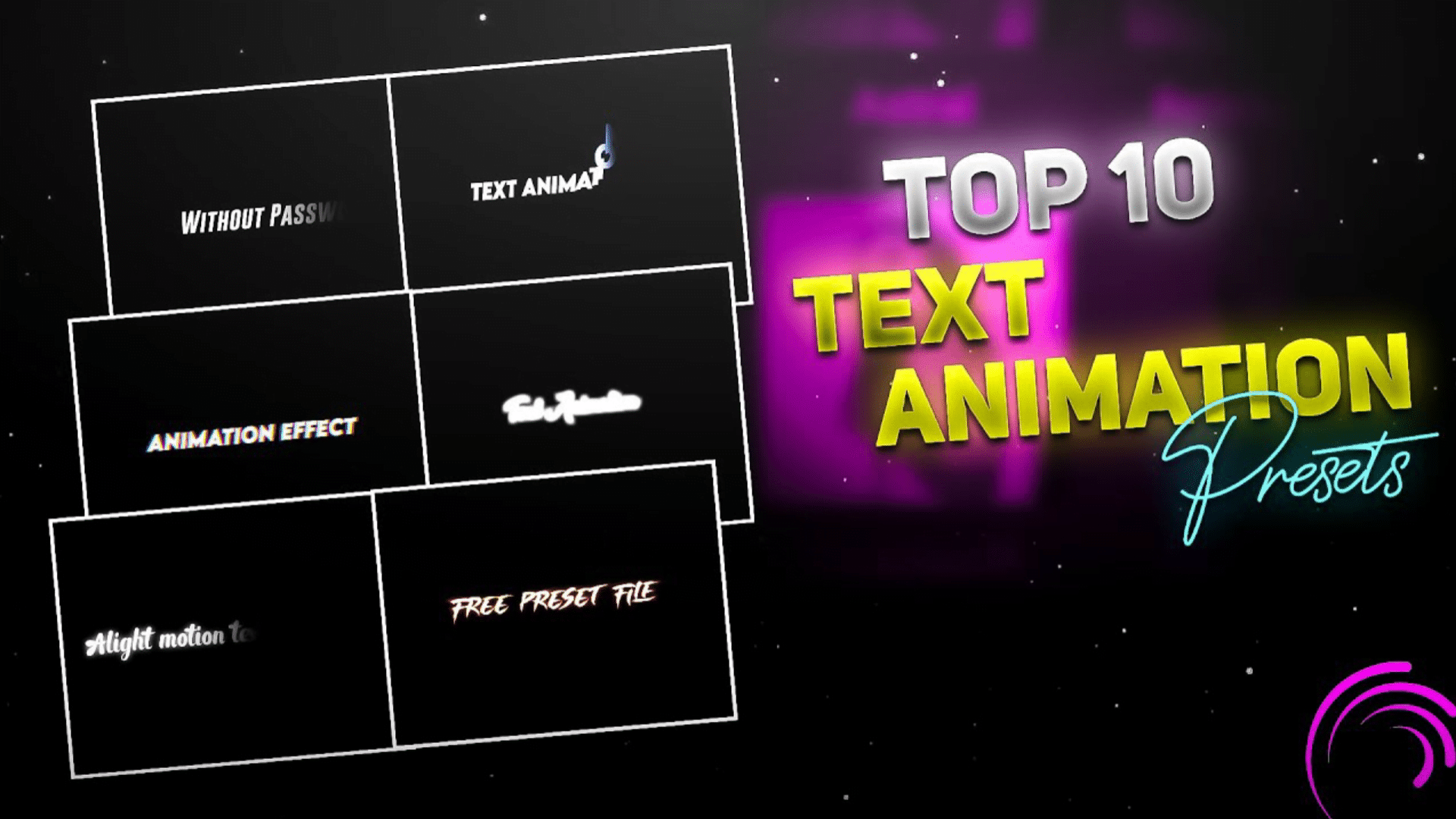 text animation alight motion preset text animation alight motion xml file download